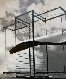 1955 Constructie met gebogen dak-photo Jan Versnel