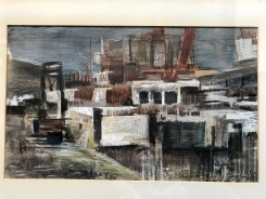 2020 Mixed technique on paper, 1973