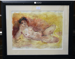 2021 Watercolor, 1995, signed