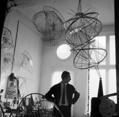 Constant in his studio, Henri Polaklaan, 1959