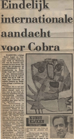 Eindelijk internationale aandacht voor Cobra