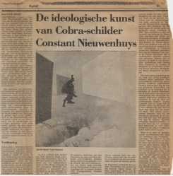 De ideologische kunst van Cobra-schilder Constant Nieuwenhuys