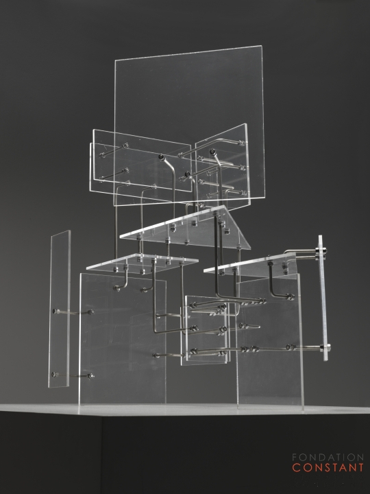 Constant Nieuwenhuys-Construction with Transparent Planes, 1954-5