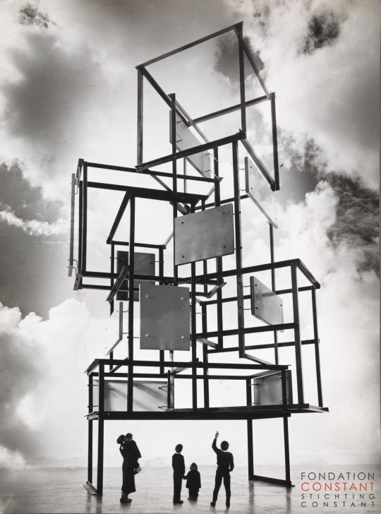 Constant Nieuwenhuys-Monument voor de wederopbouw, 1955-2