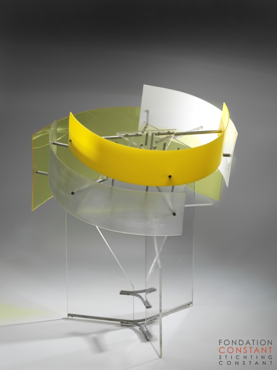 Constant Nieuwenhuys-Constructie geel en wit, 1956-3