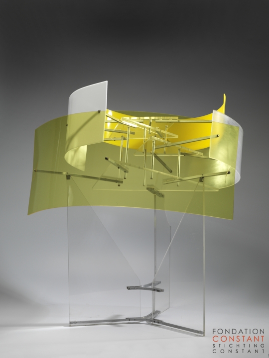 Constant Nieuwenhuys-Constructie geel en wit, 1956-8