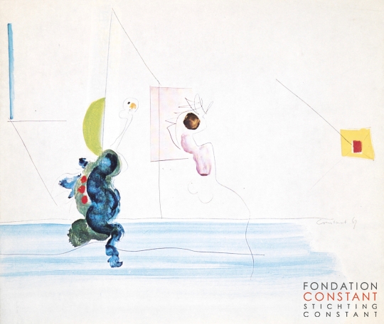 Constant | Aquarelles, sculptures et graphiques-Galerie Daniel Gervis, 1972