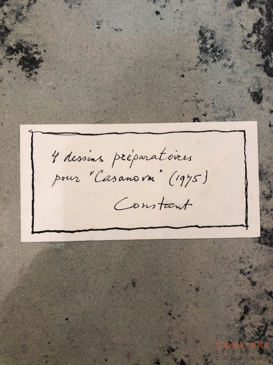 4 dessins préparatoires pour Casanova-cover