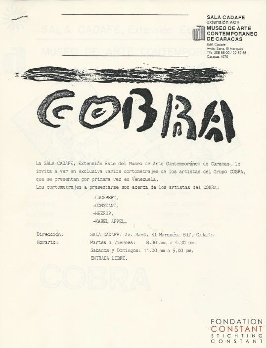 Cobra | Varios cortometrajes, 1984