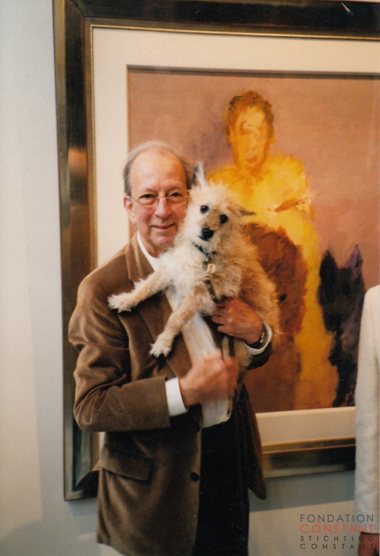 Constant and Tikus in front of Orpheus, 2000