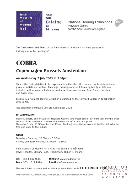 2003 Cobra | Copenhagen, Brussels, Amsterdam | Irish Museum of Modern Art-2