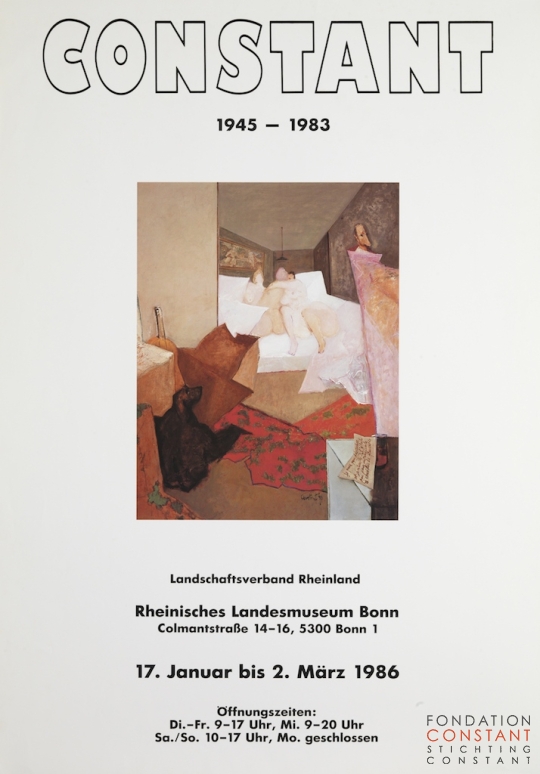 Constant Nieuwenhuys-Constant 1945-1983, RL Bonn, 1986