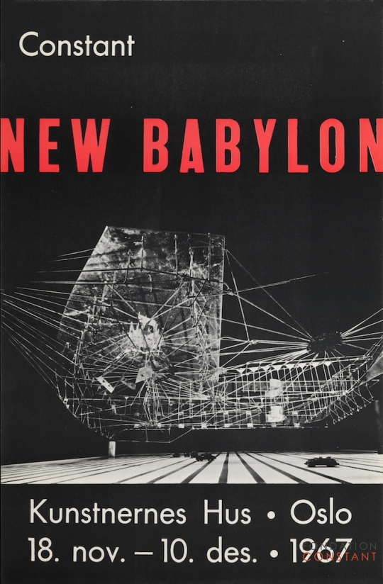 Constant Nieuwenhuys-Constant NEW BABYLON-Kunstnernes Hus, 1967