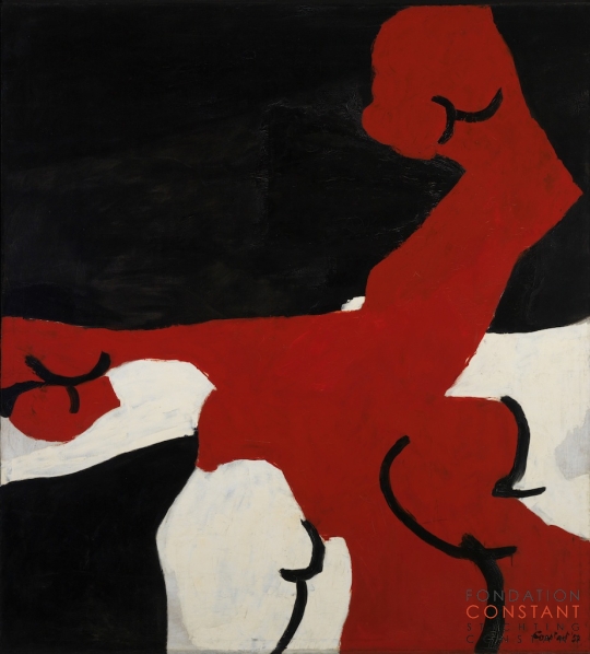 Constant Nieuwenhuys-De rode vuist, 1956