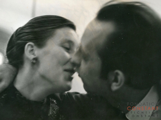 Constant and his third wife, Nel Kerkhoven, 1961