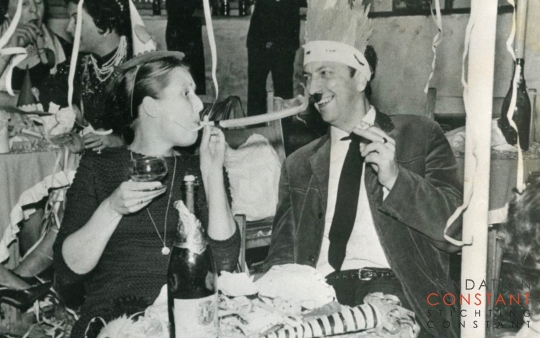 Constant and his wife on New Year's in Seville, ca 1964