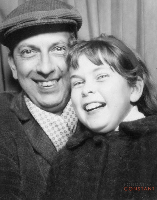 Constant and his daughter, Eva, ca 1964