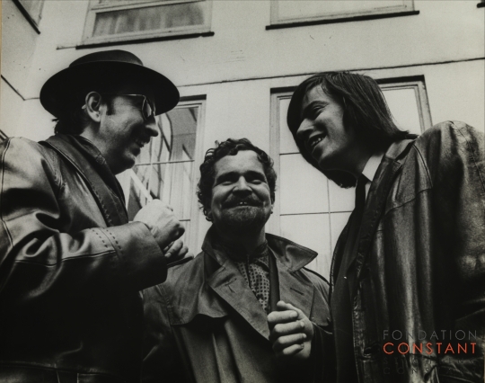 Constant, Johny Jacobs and Victor in Copenhague, 1968