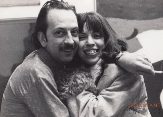 Constant and his oldest daughter, 1969