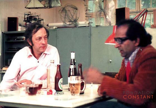 Constant and P. Mansaram at Wittenburg, 1974