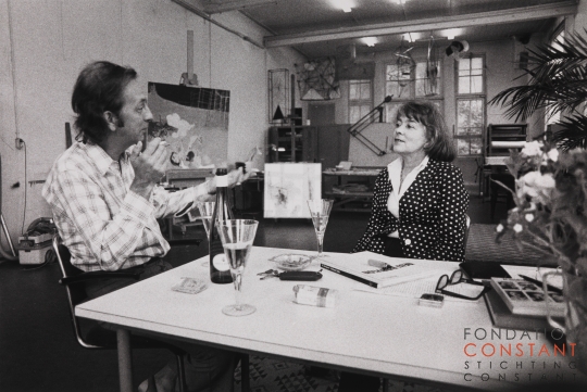 Constant and Fanny Kelk at Wittenburg, 1974-2 photo Victor Nieuwenhuijs