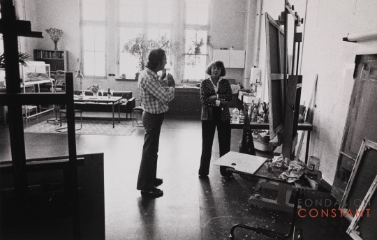Constant and Fanny Kelk at Wittenburg, 1974-5 photo Victor Nieuwenhuijs