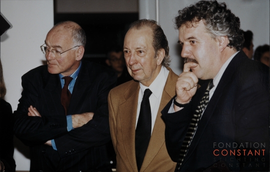 Constant with Leo Duppen and Constantijn, 1995 ca