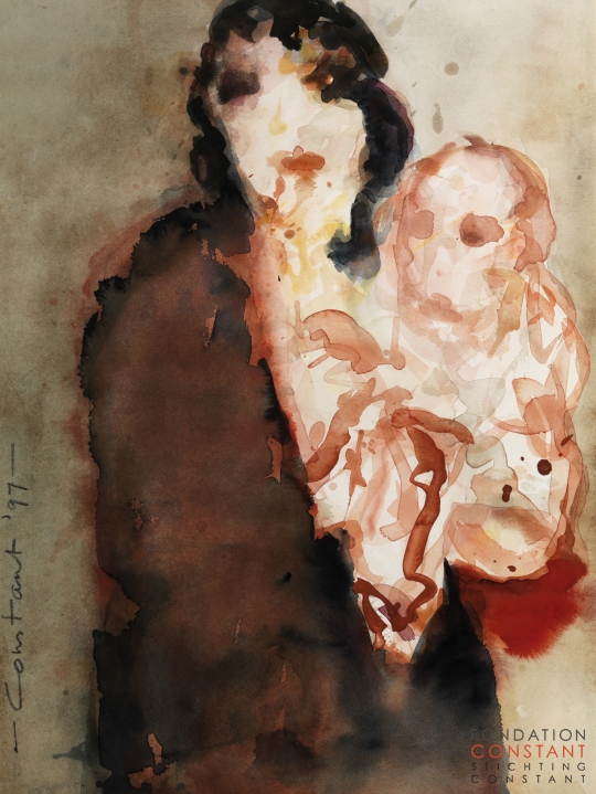 Constant Nieuwenhuys-Femme et enfant, 1997