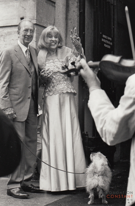 Wedding Constant Nieuwenhuys & Trudy in Utrecht, 1997