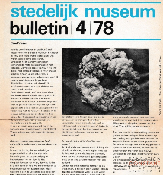 Stedelijk Museum bulletin, April 1978 