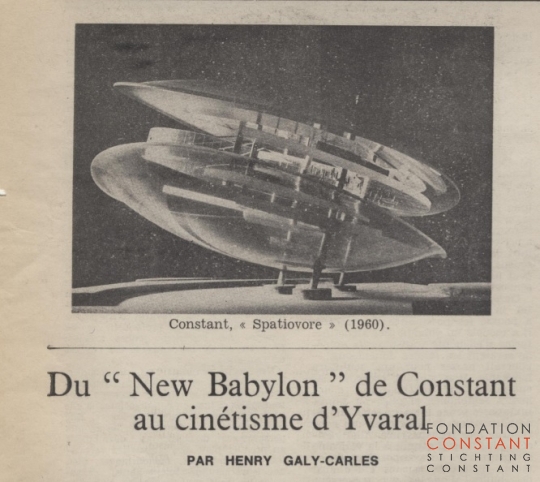 Du ''New Babylon'' de Constant au cinéstisme d'Yvaral