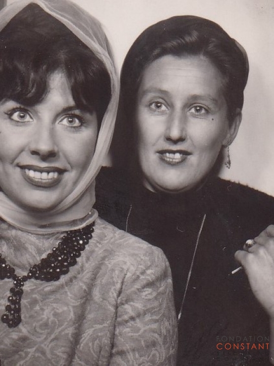 Ellen and Nel Kerkhoven in Berlin, 1964