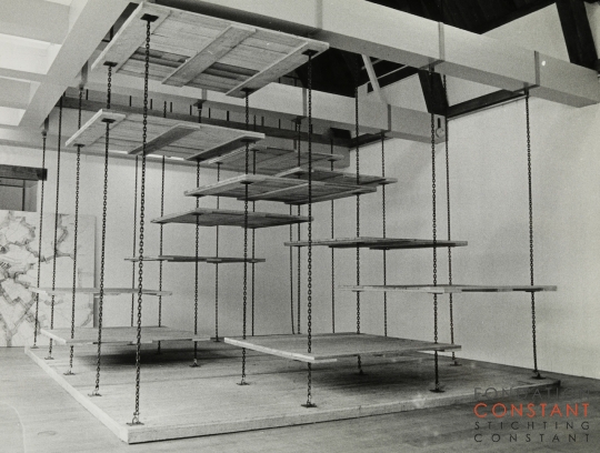 Constant Nieuwenhuys-Ludieke trap Amsterdam Historisch Museum, 1969