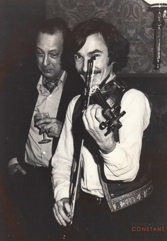 Constant and Violin player, Jan Kalkman