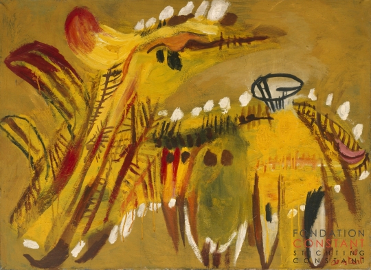 Constant Nieuwenhuys-Geel dier, 1948