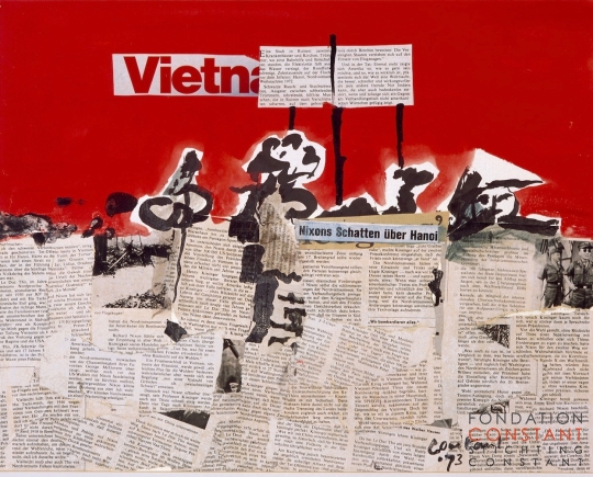 Constant Nieuwenhuys-Nixons Schatten über Hanoi, 1973