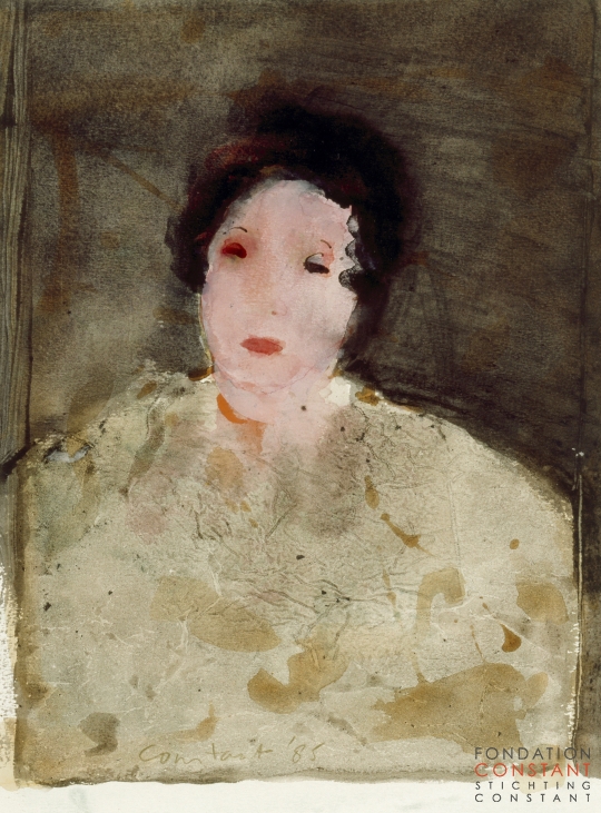 Constant Nieuwenhuys-Portrait de Madame X, 1985