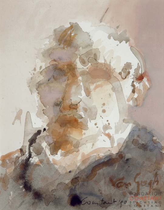 Constant Nieuwenhuys-Portrait de Van Gogh, 1990