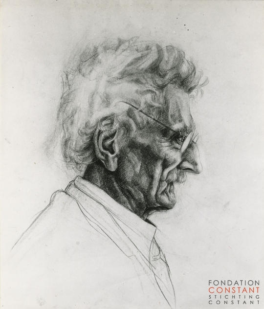 Constant Nieuwenhuys-Portret van mijn grootvader, 1937