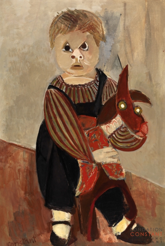 Constant Nieuwenhuys-Portret van Victor, 1946
