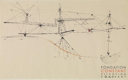 Constant Nieuwenhuys-Constructie II, 1962