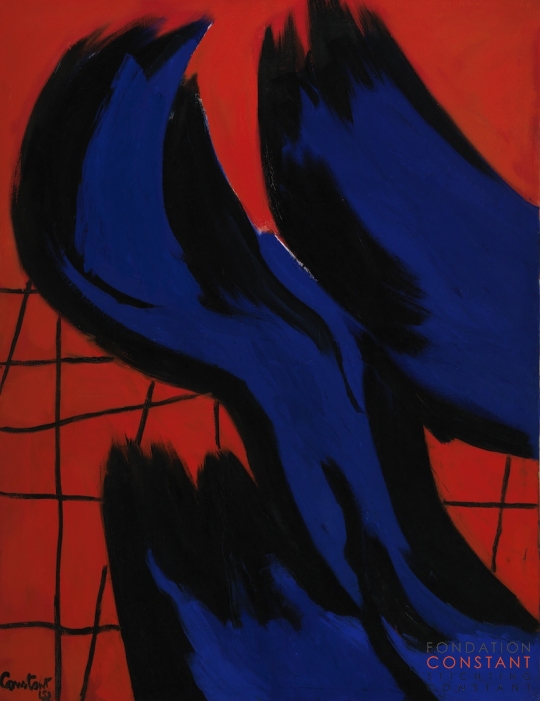Constant Nieuwenhuys-De blauwe vlam, 1952