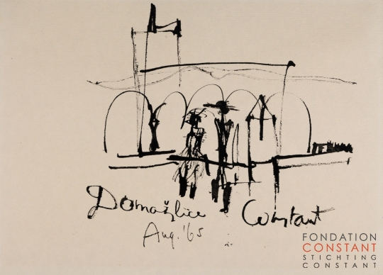 Constant Nieuwenhuys-Mirù Namesti Domazlice, 1965