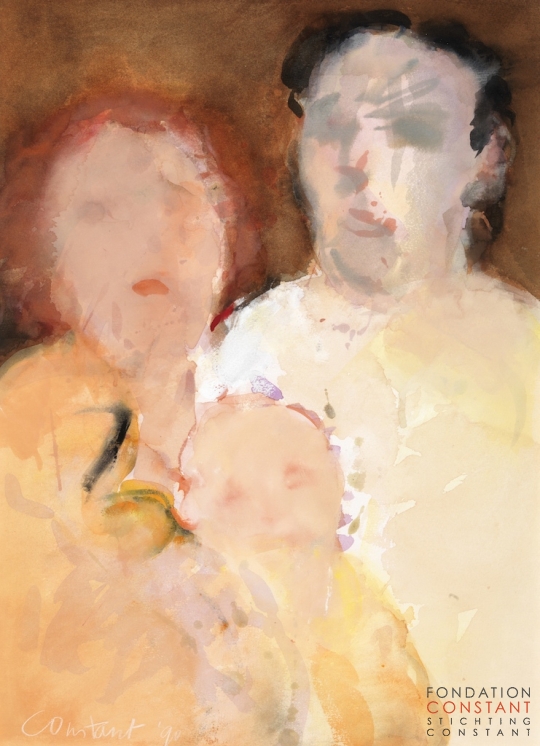 Constant Nieuwenhuys-La famille, 1990