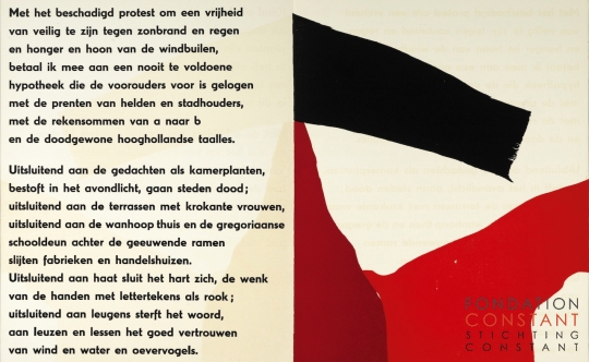 Constant Nieuwenhuys & Elburg-HET UITZICHT VAN DE DUIF-1, 1952