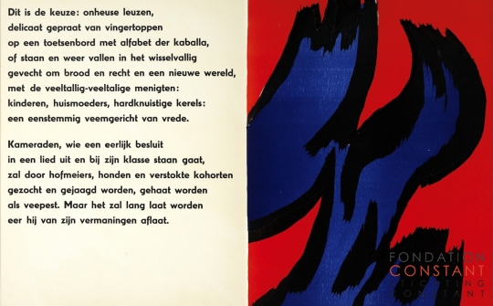Constant Nieuwenhuys & Elburg-HET UITZICHT VAN DE DUIF-6, 1952