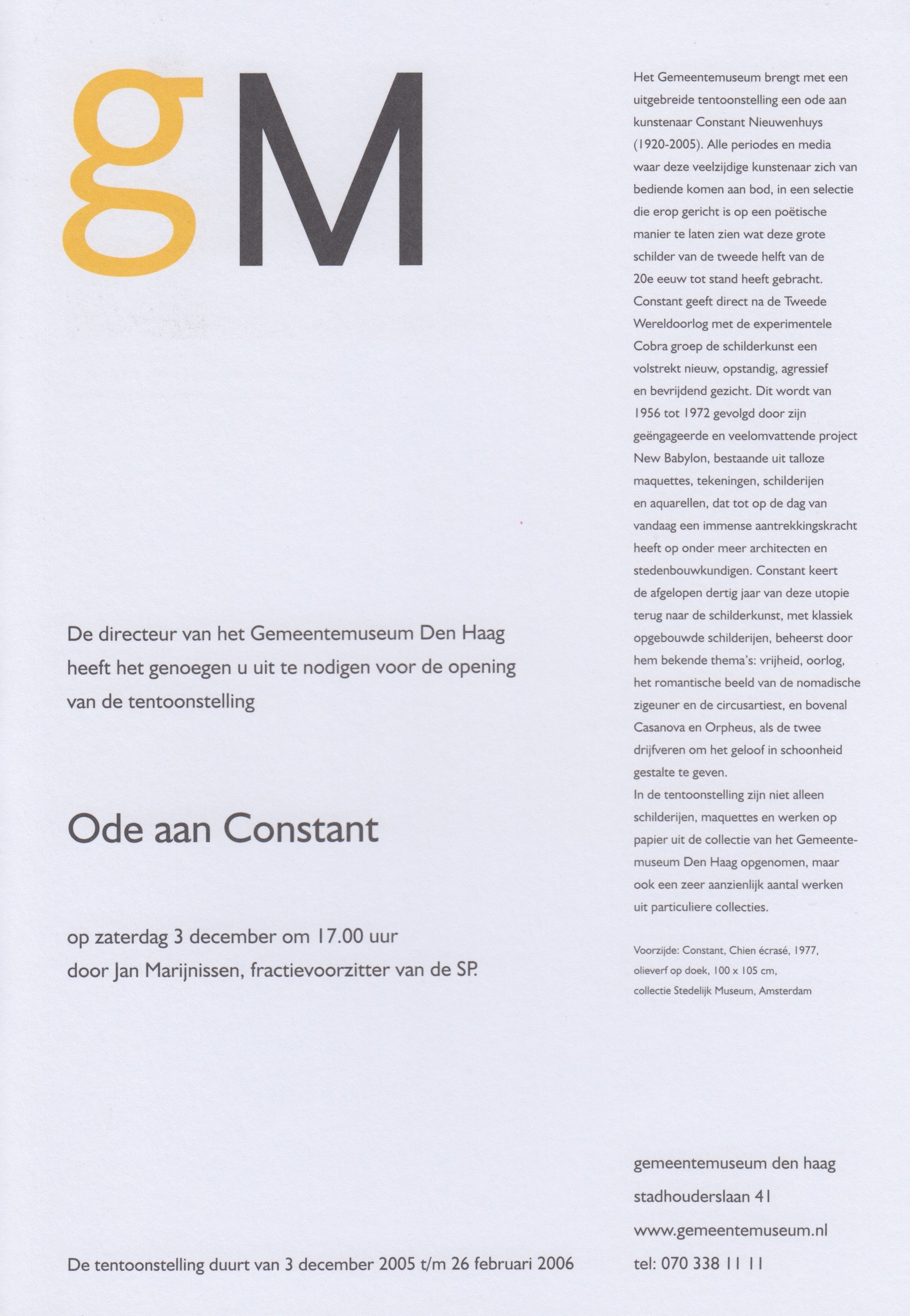 Ode aan Constant | invitation-3