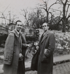 Constant Nieuwenhuys-Constant and Roger Hilton in Paris, 1953