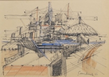 2015 Drawing with pencil on paper, 1961