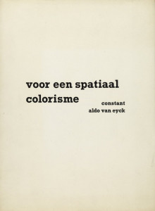 Voor een spatiaal colorisme, 1952